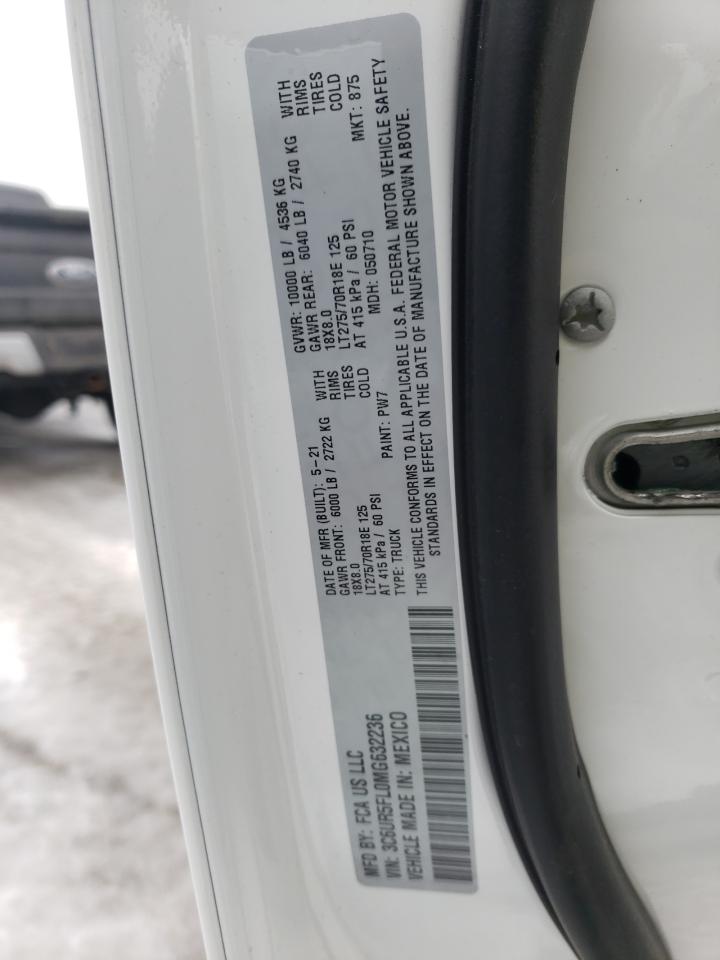 Photo 10 from auction – 2021 RAM 2500 LARAM with VIN 3C6UR5FL0MG632236