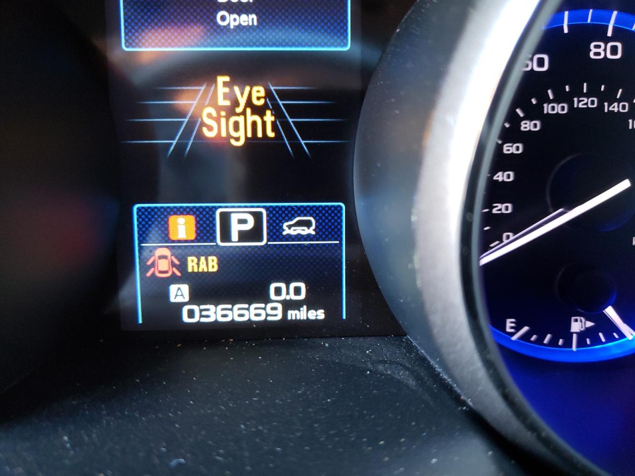 Photo 8 from auction – 2019 SUBARU OUTBACK TO with VIN 4S4BSATC3K3341825