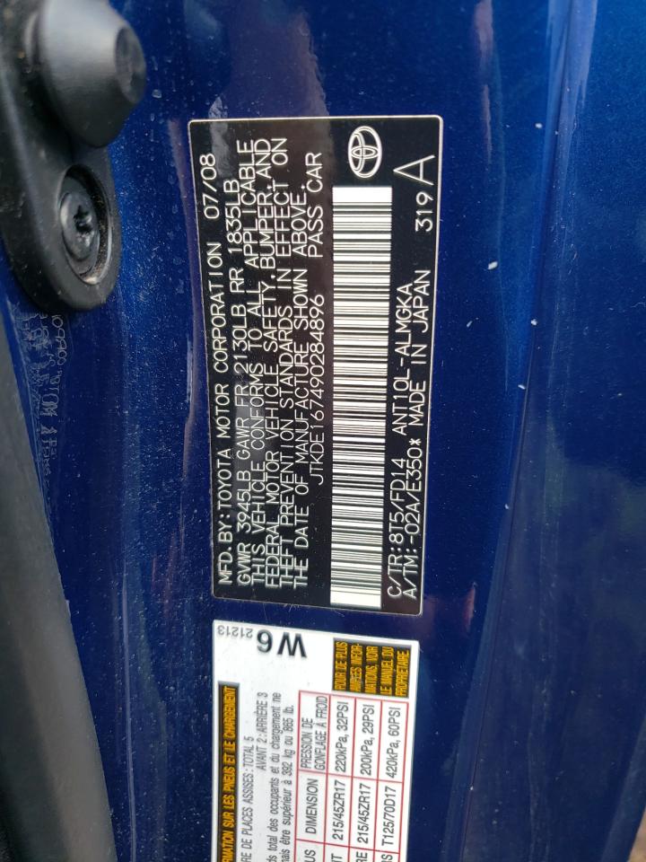 Photo 10 from auction – 2009 TOYOTA SCION TC with VIN JTKDE167490284896