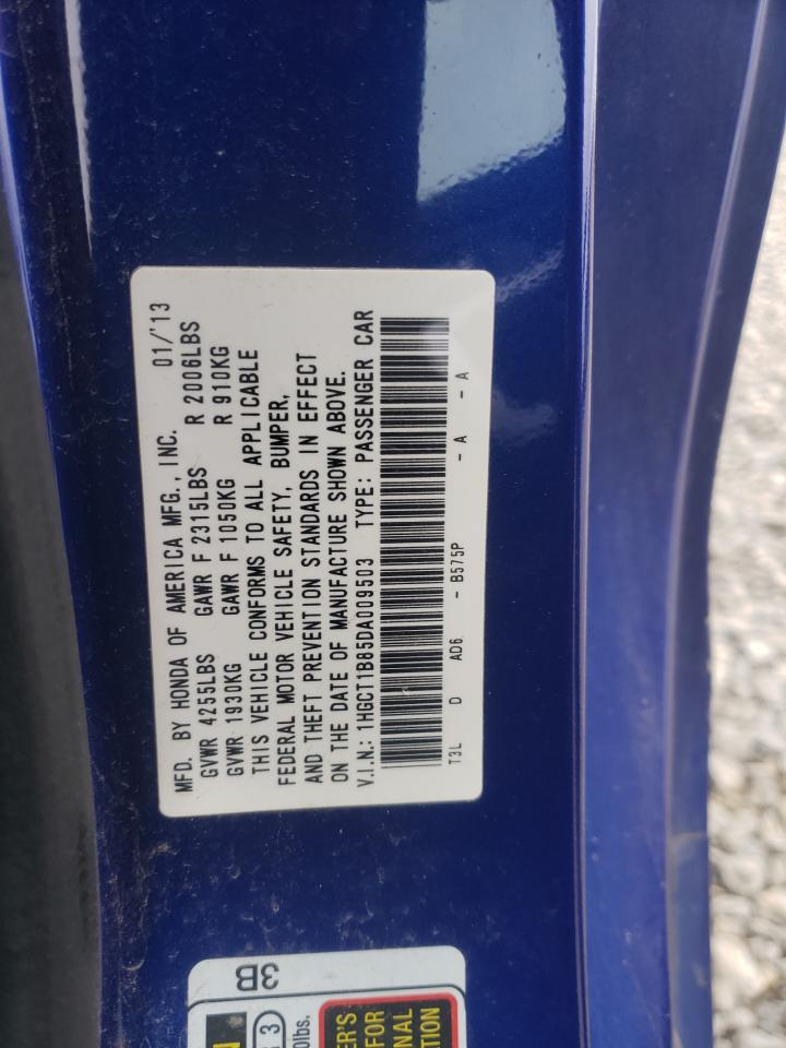 Photo 10 from auction – 2013 HONDA ACCORD EXL with VIN 1HGCT1B85DA009503