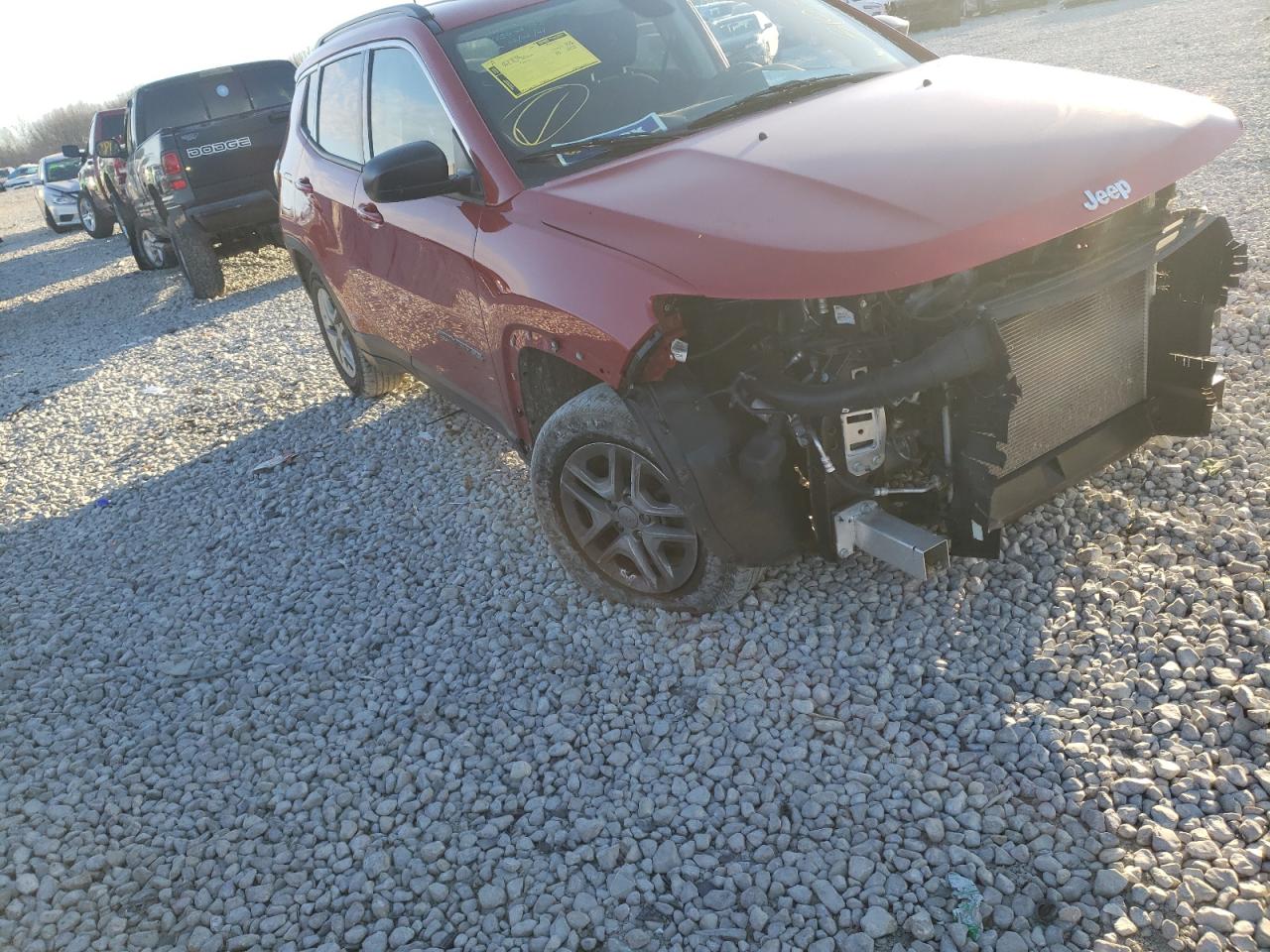 Foto 1 de la subasta – 2019 JEEP COMPASS SP con VIN 3C4NJCABXKT736745