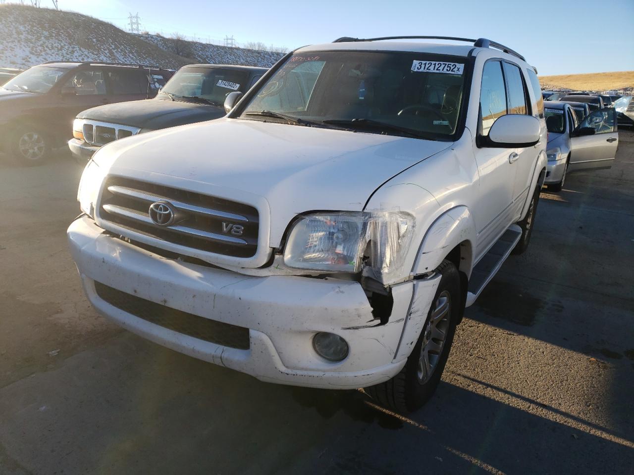Photo 2 from auction – 2003 TOYOTA SEQUOIA LI with VIN 5TDBT48A63S169090
