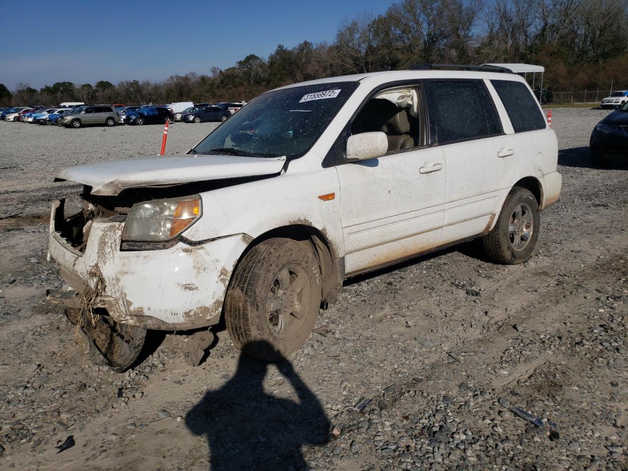 Photo 2 from auction – 2006 HONDA PILOT EX with VIN 5FNYF28516B048968