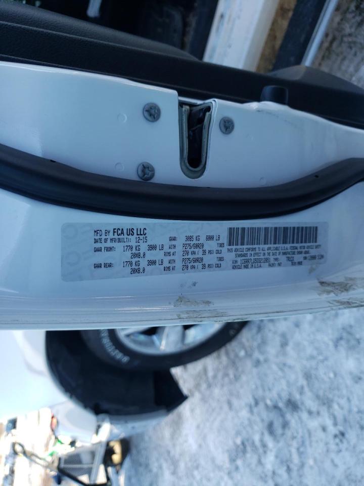 Photo 10 from auction – 2016 RAM 1500 SLT with VIN 1C6RR7LG5GS212851