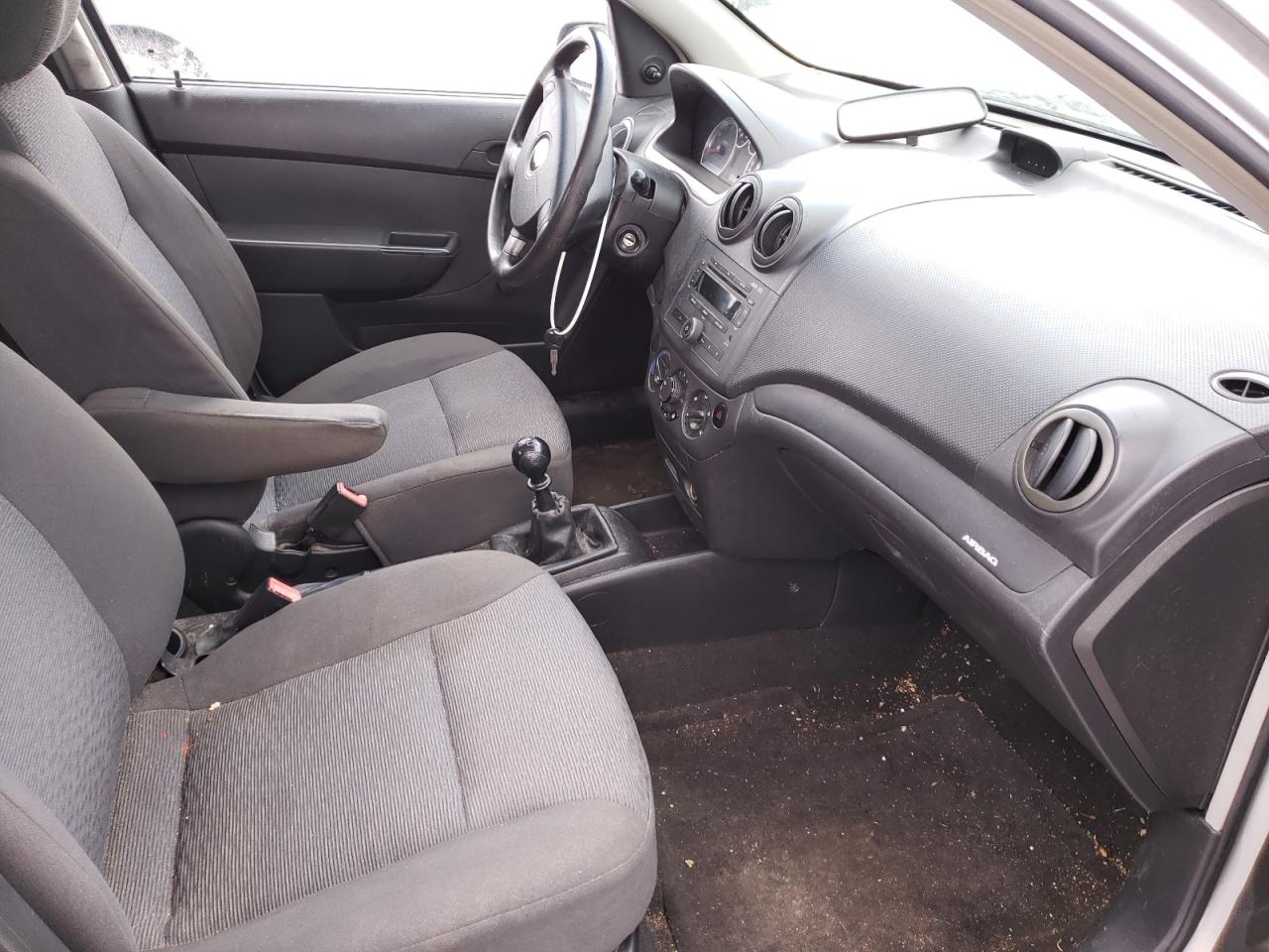 Photo 5 from auction – 2008 CHEVROLET AVEO BASE with VIN KL1TD55638B017524