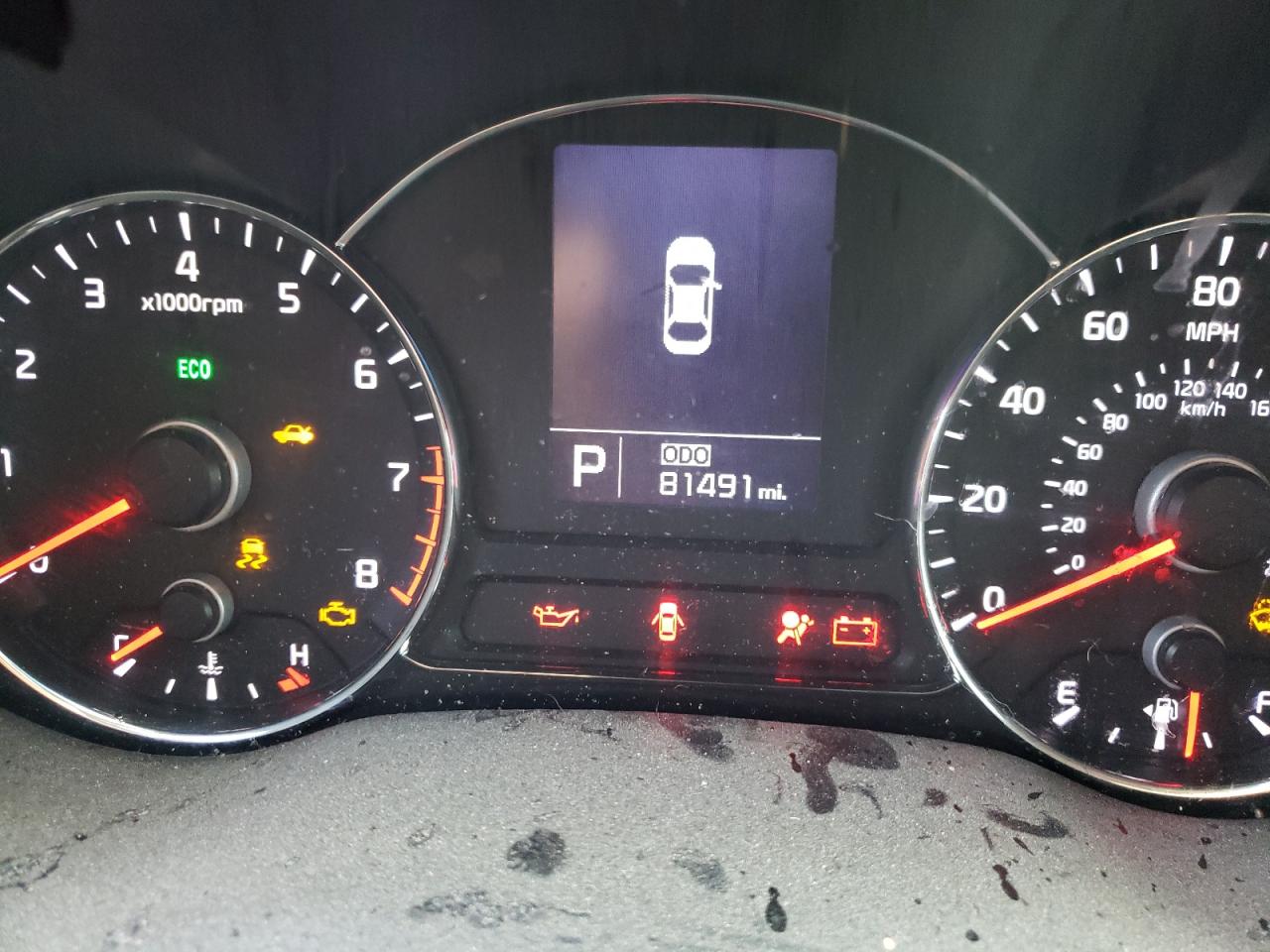 Photo 8 from auction – 2016 KIA FORTE EX with VIN KNAFX6A8XG5659078