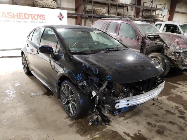 TOYOTA COROLLA SE 2021 with VIN 5YFS4MCE7MP065032 - Photo from auction