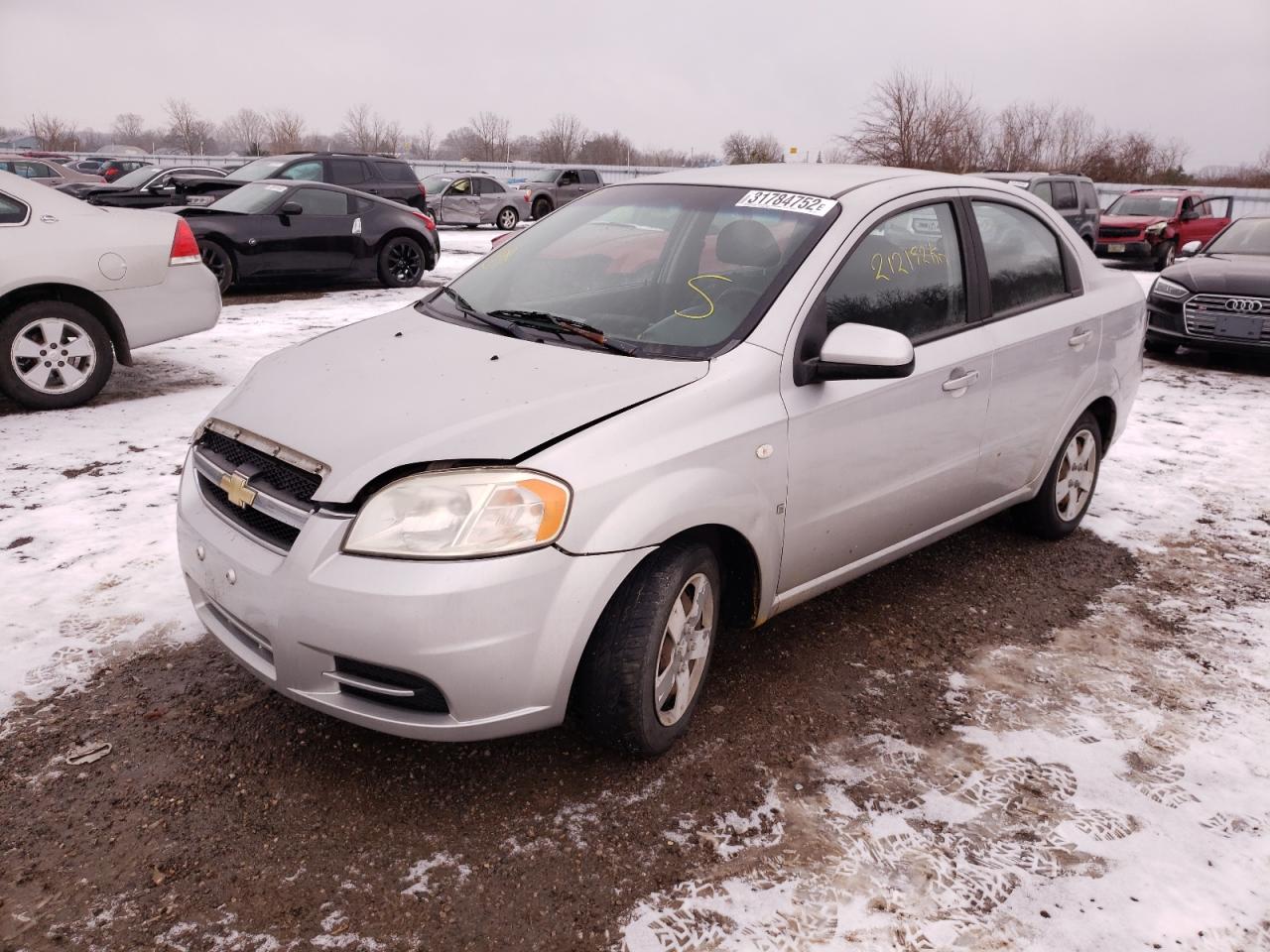 Photo 2 from auction – 2008 CHEVROLET AVEO BASE with VIN KL1TD55638B017524