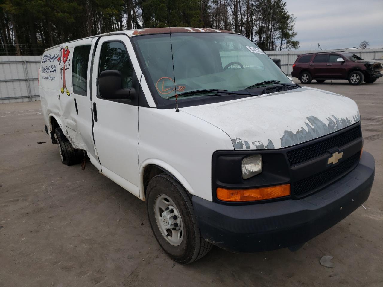 CHEVROLET EXPRESS G2 2007 with VIN 1GCGG25V971253901 - Photo from auction