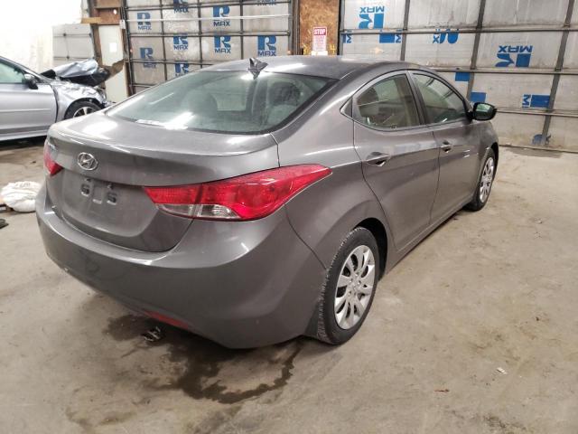 Photo 4 from auction – 2012 HYUNDAI ELANTRA GL with VIN 5NPDH4AE0CH131724