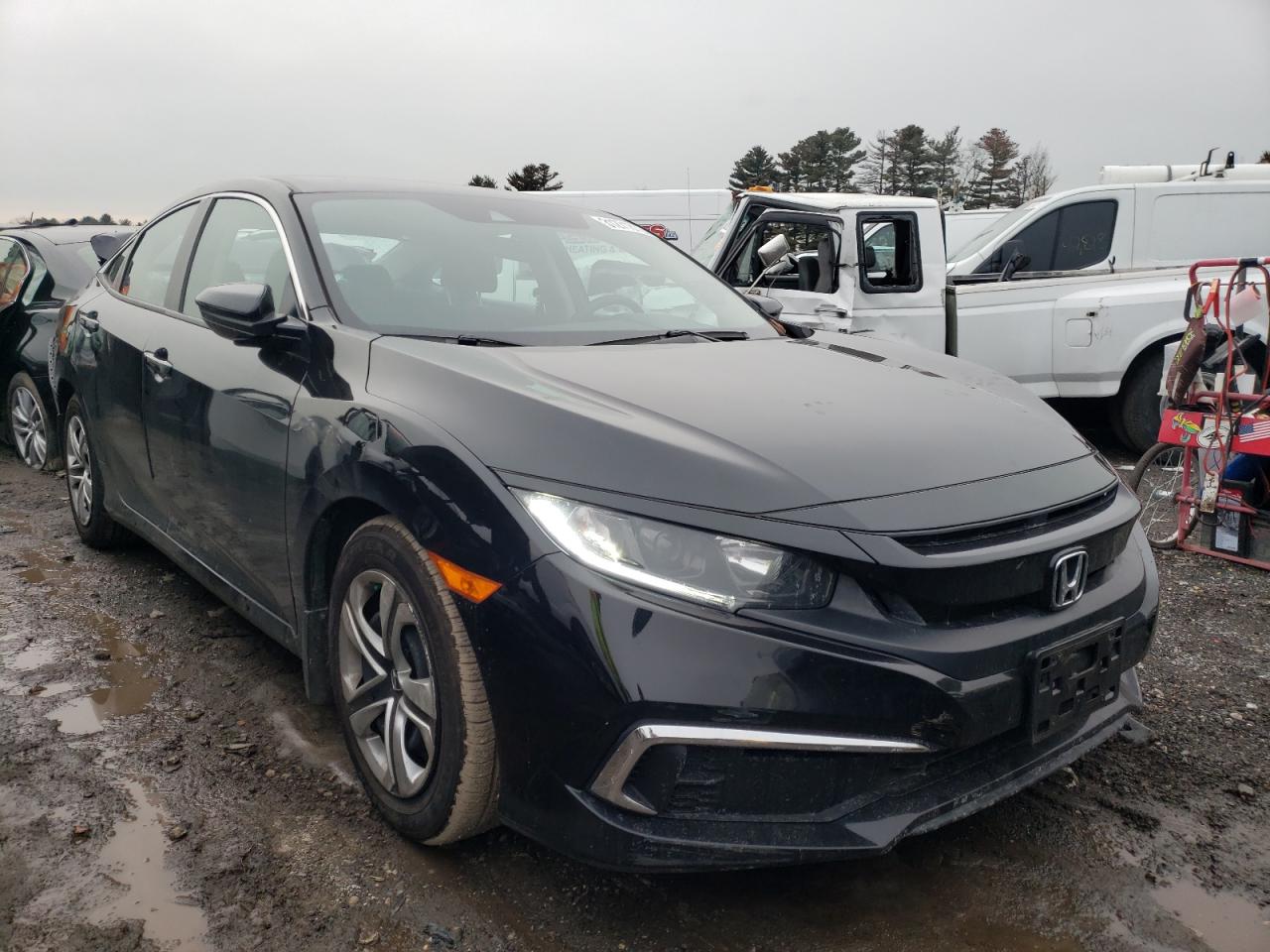 HONDA CIVIC LX 2019 with VIN 2HGFC2F65KH565708 - Photo from auction