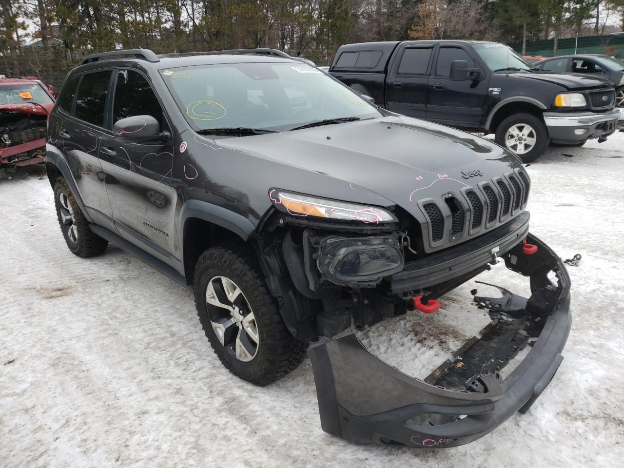 JEEP CHEROKEE T 2014 with VIN 1C4PJMBSXEW160425 - Photo from auction