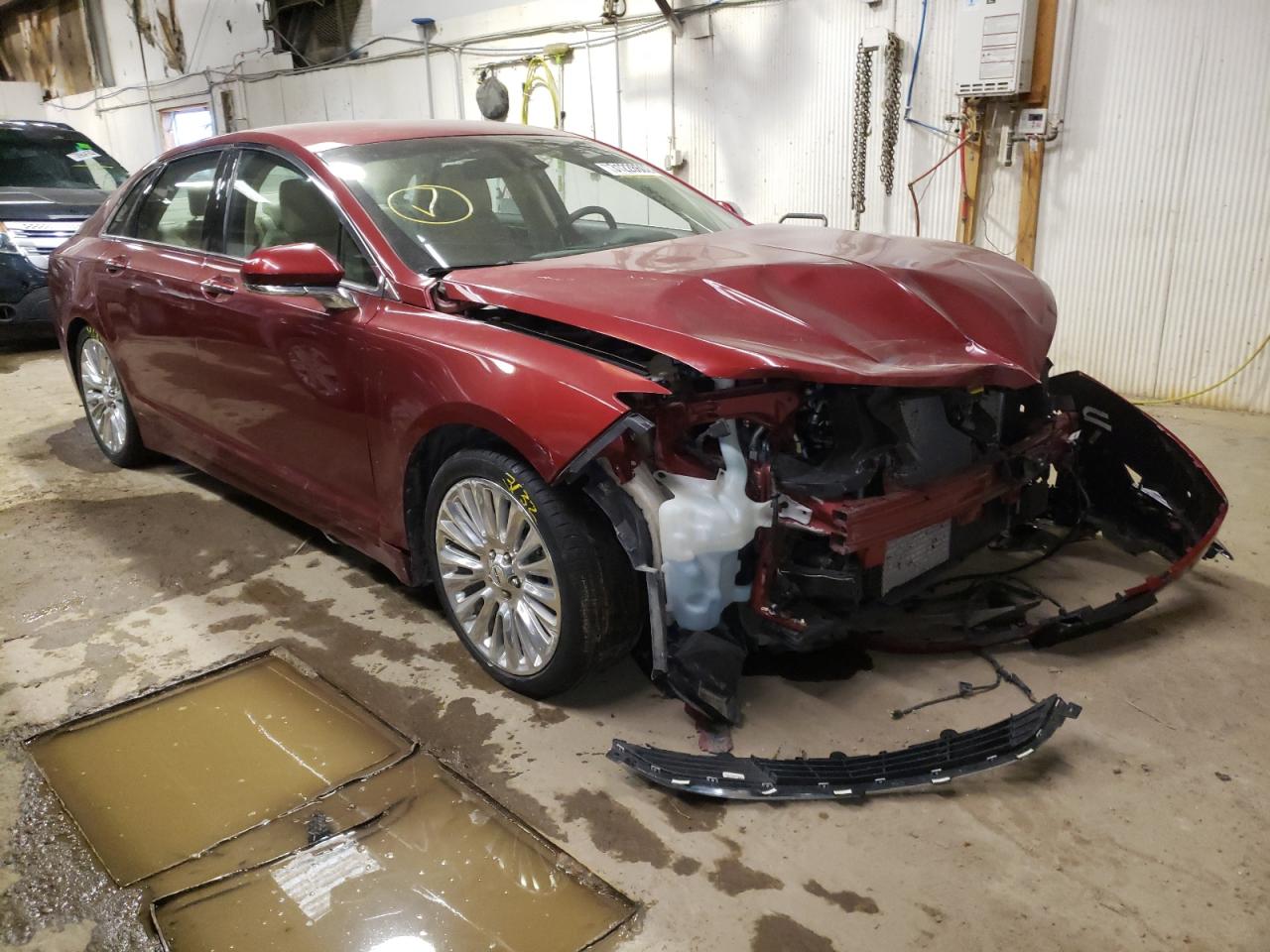 LINCOLN MKZ 2013 with VIN 3LN6L2J95DR807965 - Photo from auction
