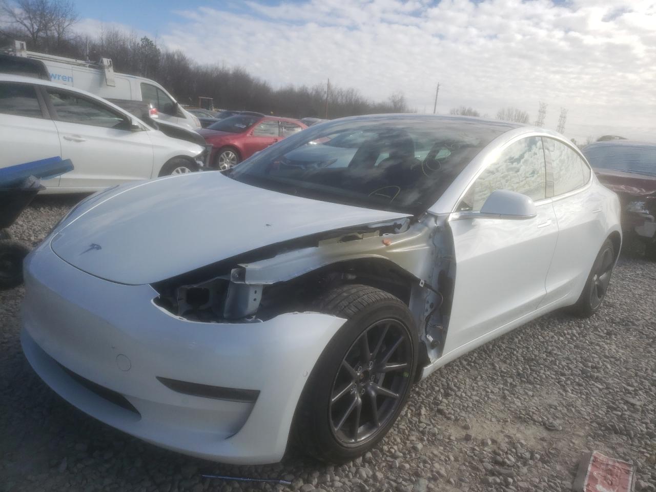 Photo 2 from auction – 2020 TESLA MODEL 3 with VIN 5YJ3E1EB7LF618078