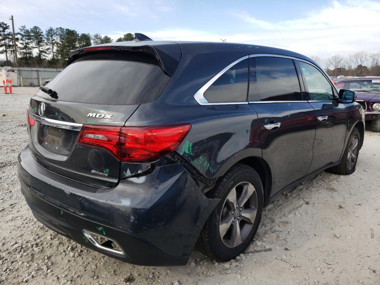 Photo 4 from auction – 2014 ACURA MDX with VIN 5FRYD4H20EB013715