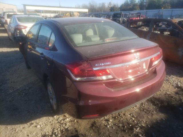 Photo 3 from auction – 2015 HONDA CIVIC LX with VIN 19XFB2F50FE081357