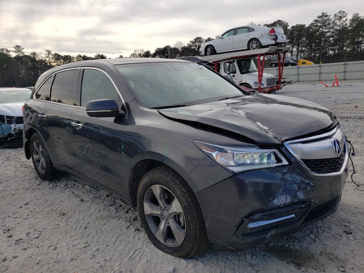 ACURA MDX 2014 with VIN 5FRYD4H20EB013715 - Photo from auction