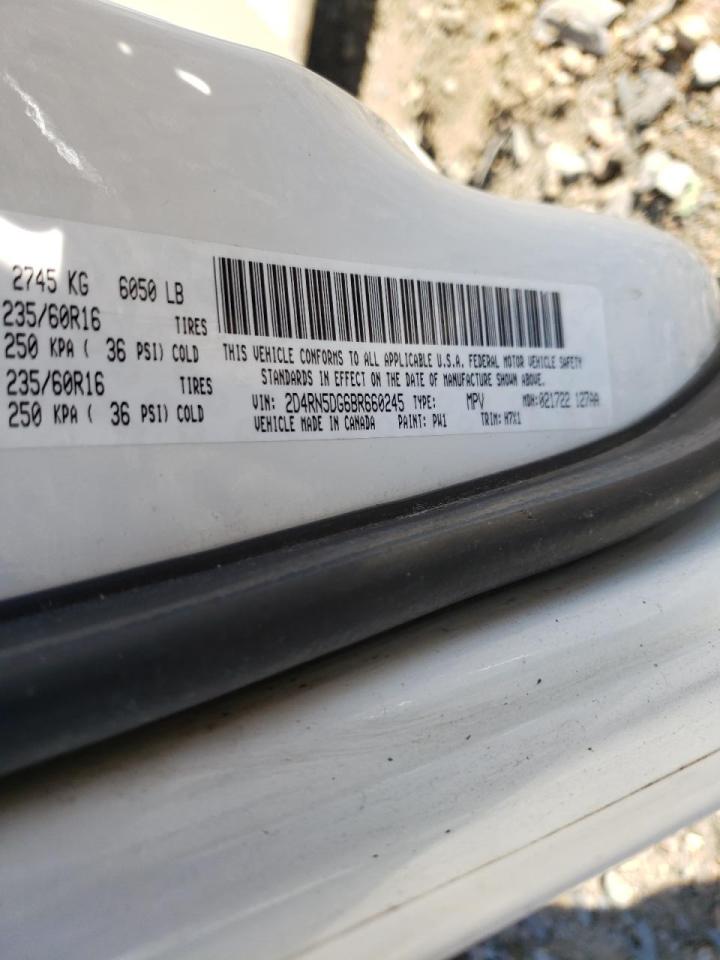 Photo 10 from auction – 2011 DODGE GRAND CARA with VIN 2D4RN5DG6BR660245