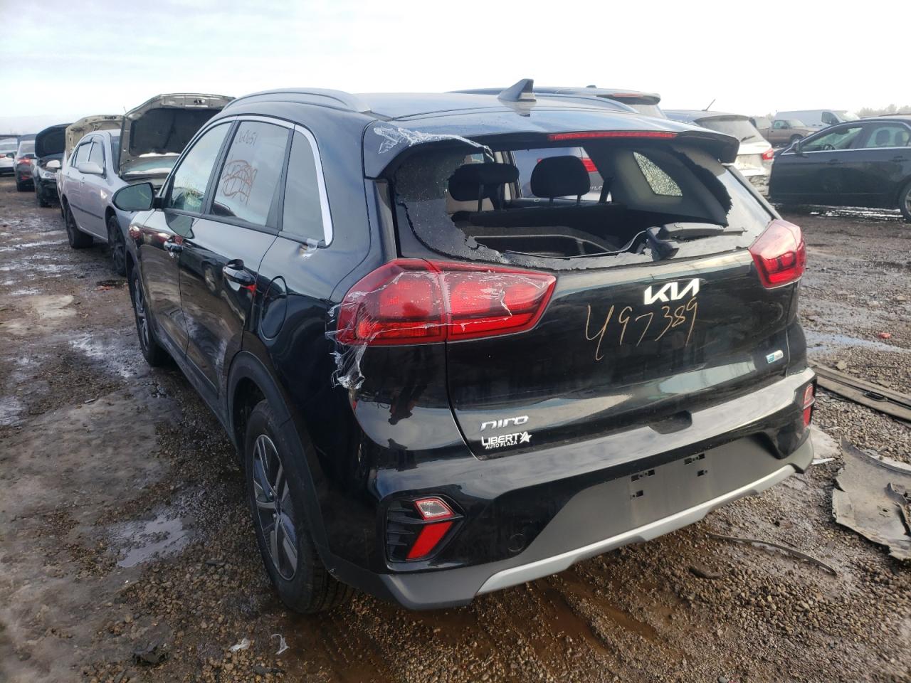 Photo 3 from auction – 2022 KIA NIRO LX with VIN KNDCB3LC6N5502293