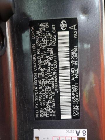 Photo 10 from auction – 2007 TOYOTA CAMRY HYBR with VIN JTNBB46K973009111