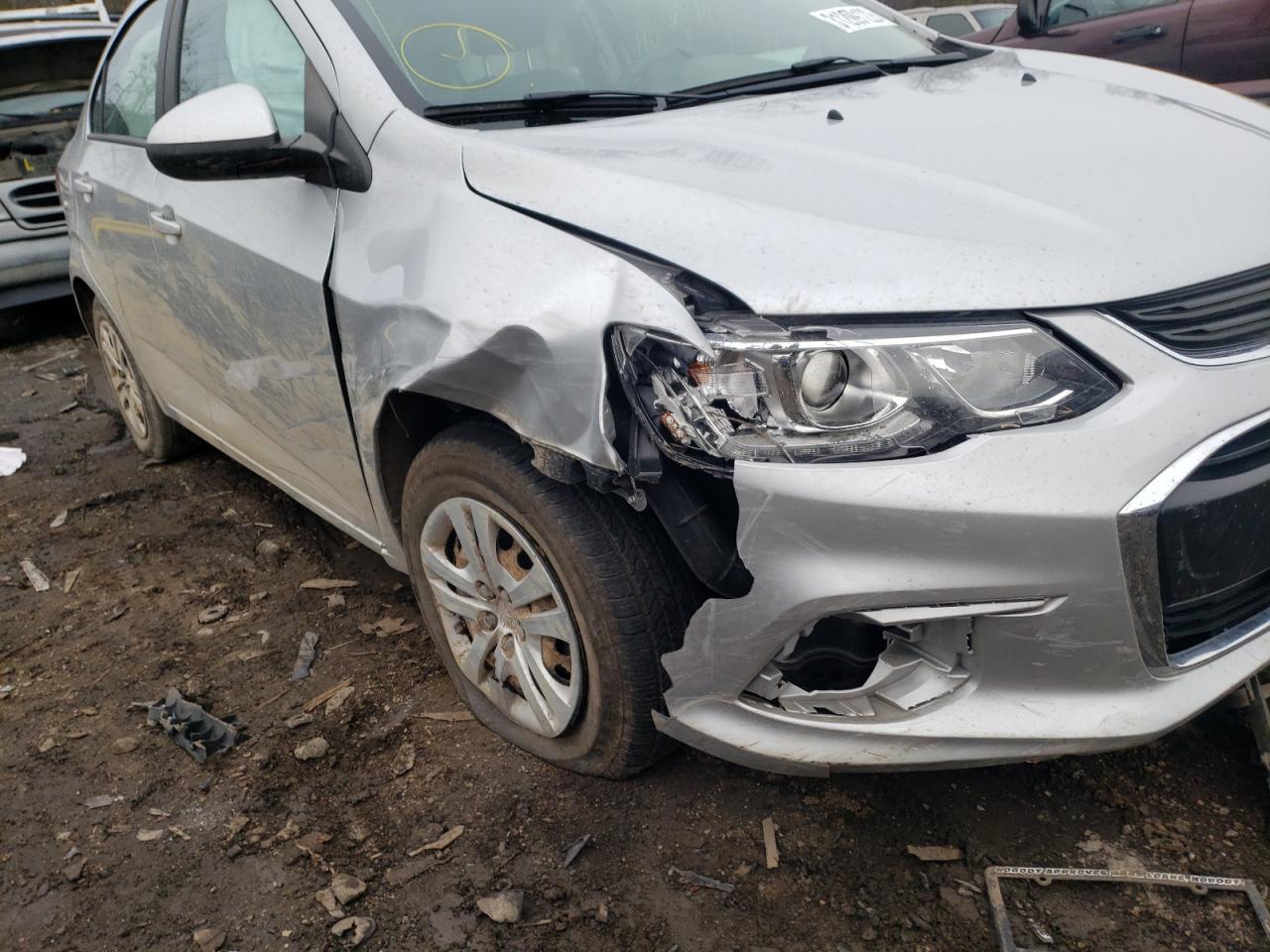 Photo 9 from auction – 2017 CHEVROLET SONIC LS with VIN 1G1JB5SG6H4135034