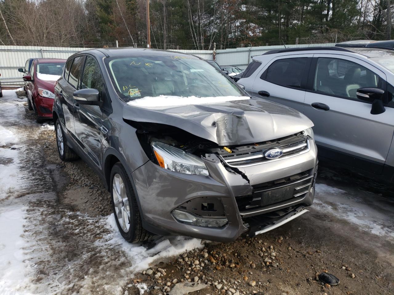 FORD ESCAPE SEL 2013 with VIN 1FMCU9HX5DUD06418 - Photo from auction