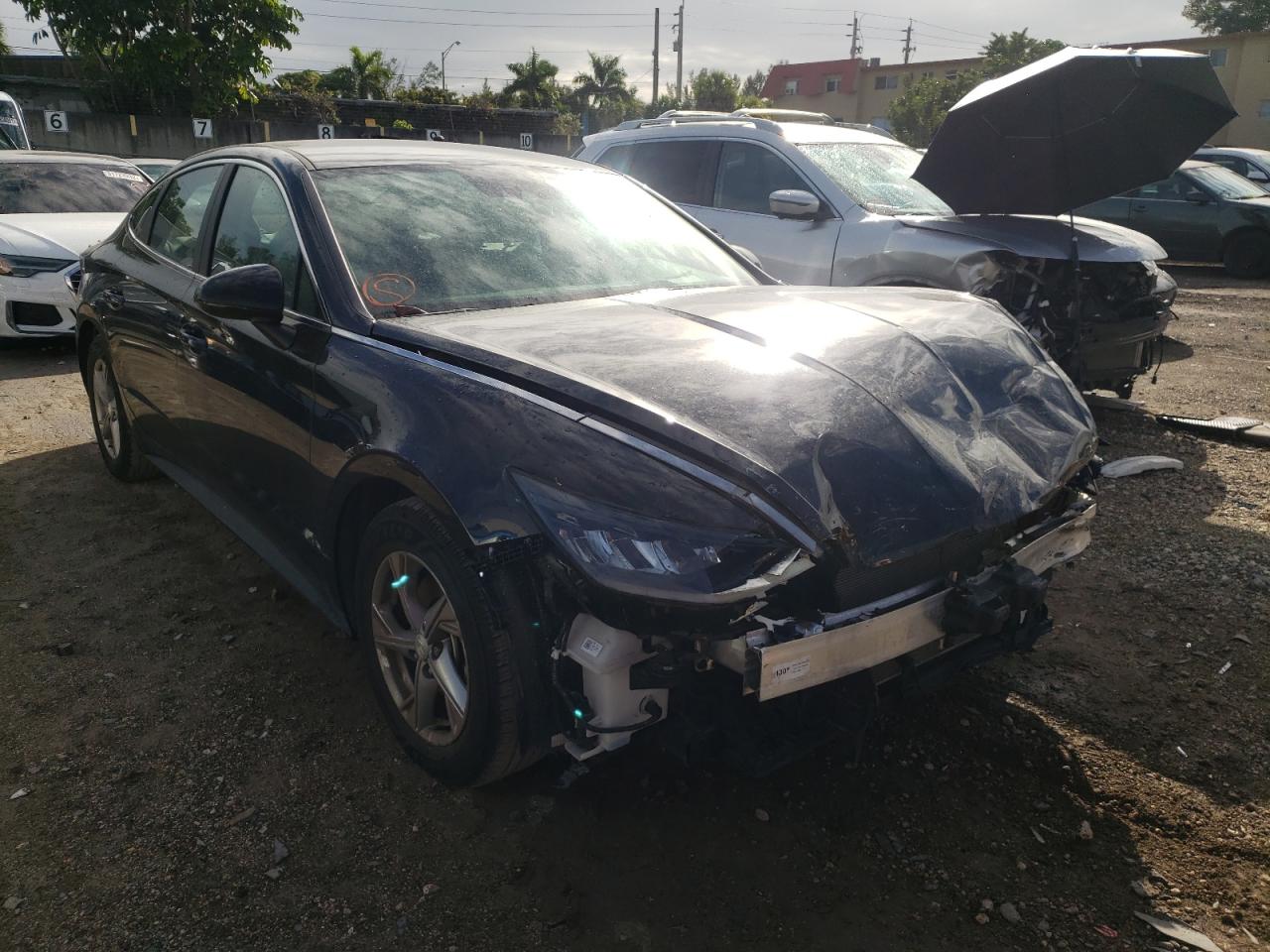 HYUNDAI SONATA SE 2021 with VIN 5NPEG4JA6MH103545 - Photo from auction