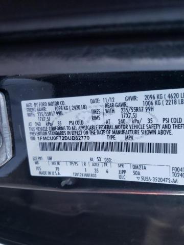 Photo 10 from auction – 2013 FORD ESCAPE S with VIN 1FMCU0F72DUB82770