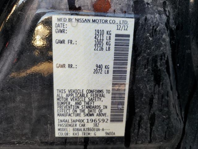Photo 10 from auction – 2013 NISSAN ALTIMA 2.5 with VIN 1N4AL3AP4DC196592