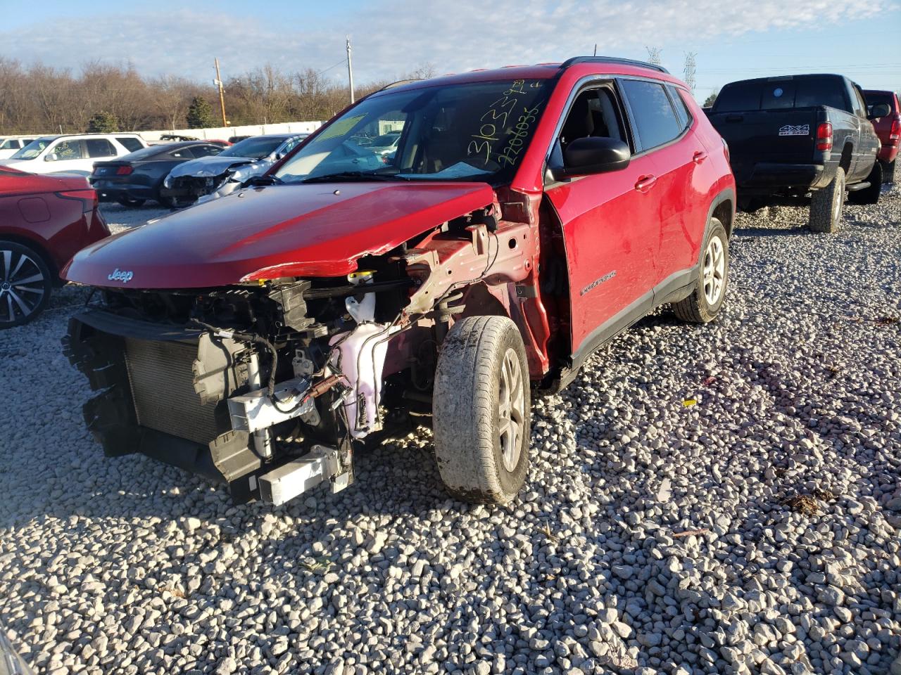 Foto 2 de la subasta – 2019 JEEP COMPASS SP con VIN 3C4NJCABXKT736745
