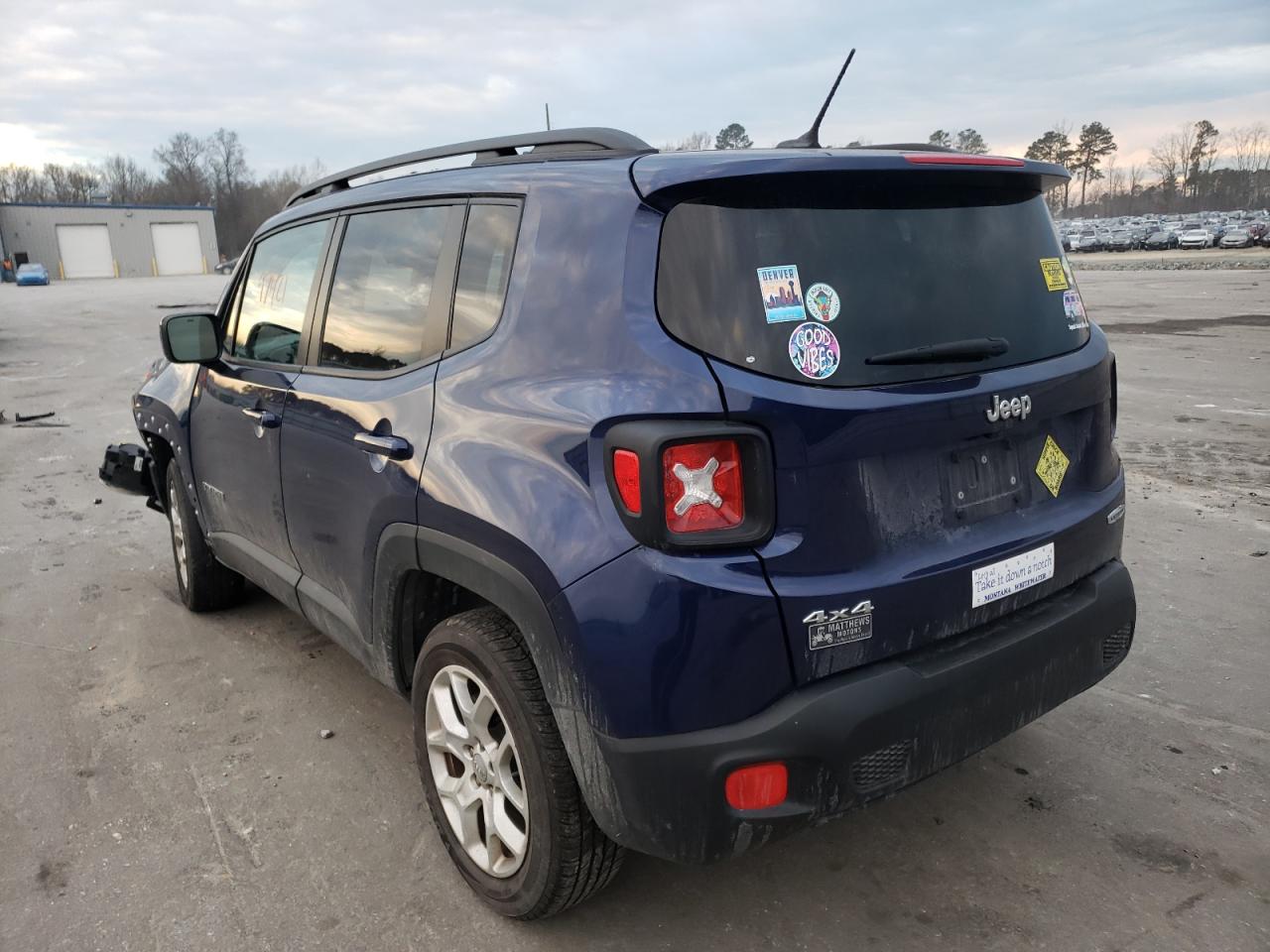 Photo 3 from auction – 2016 JEEP RENEGADE L with VIN ZACCJBBT7GPD93786
