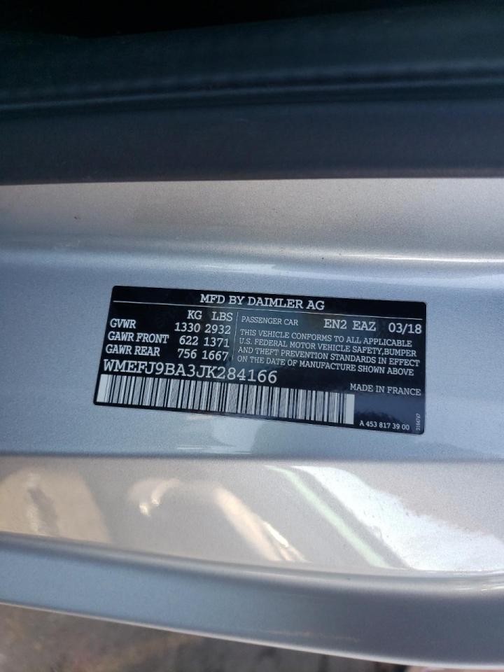 Фото 10 с аукциона – 2018 SMART FORTWO с VIN WMEFJ9BA3JK284166
