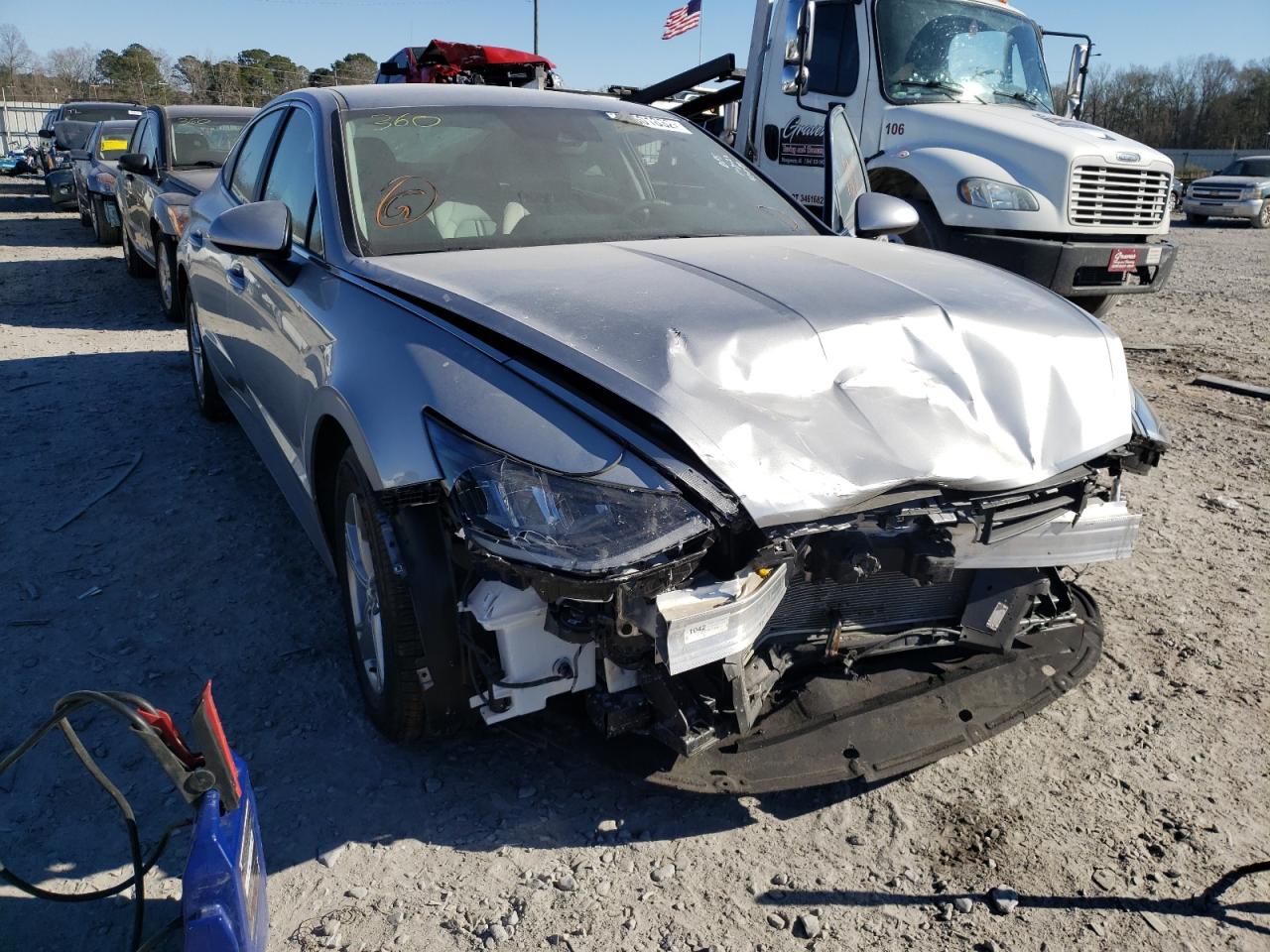 HYUNDAI SONATA SE 2021 with VIN 5NPEG4JA2MH077932 - Photo from auction