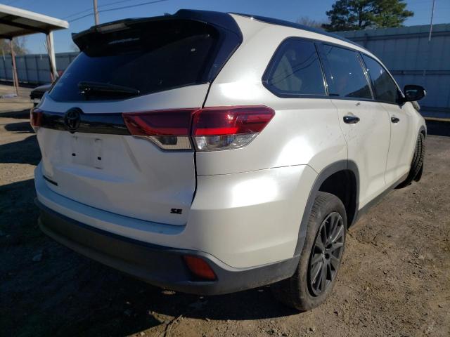 Photo 4 from auction – 2019 TOYOTA HIGHLANDER with VIN 5TDKZRFH6KS332590