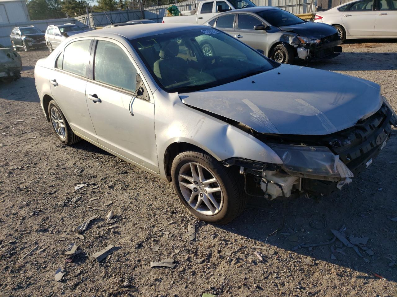 FORD FUSION S 2010 with VIN 3FAHP0GA2AR168128 - Photo from auction