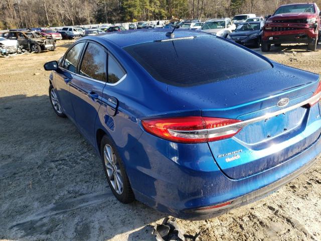 Photo 3 from auction – 2017 FORD FUSION SE with VIN 3FA6P0H72HR175990
