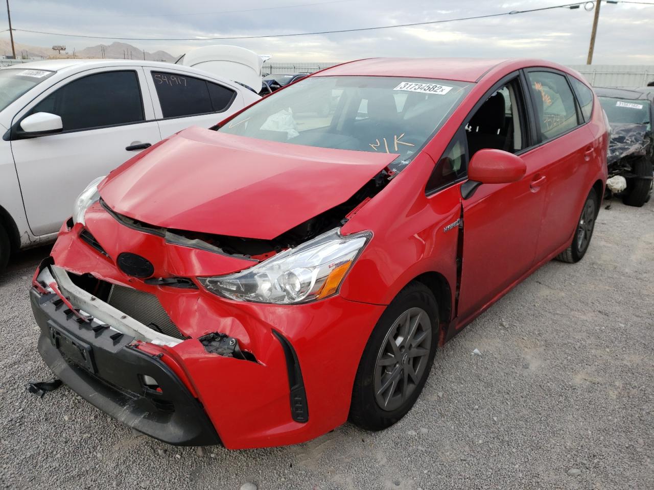 Photo 2 from auction – 2017 TOYOTA PRIUS V with VIN JTDZN3EU8HJ066873