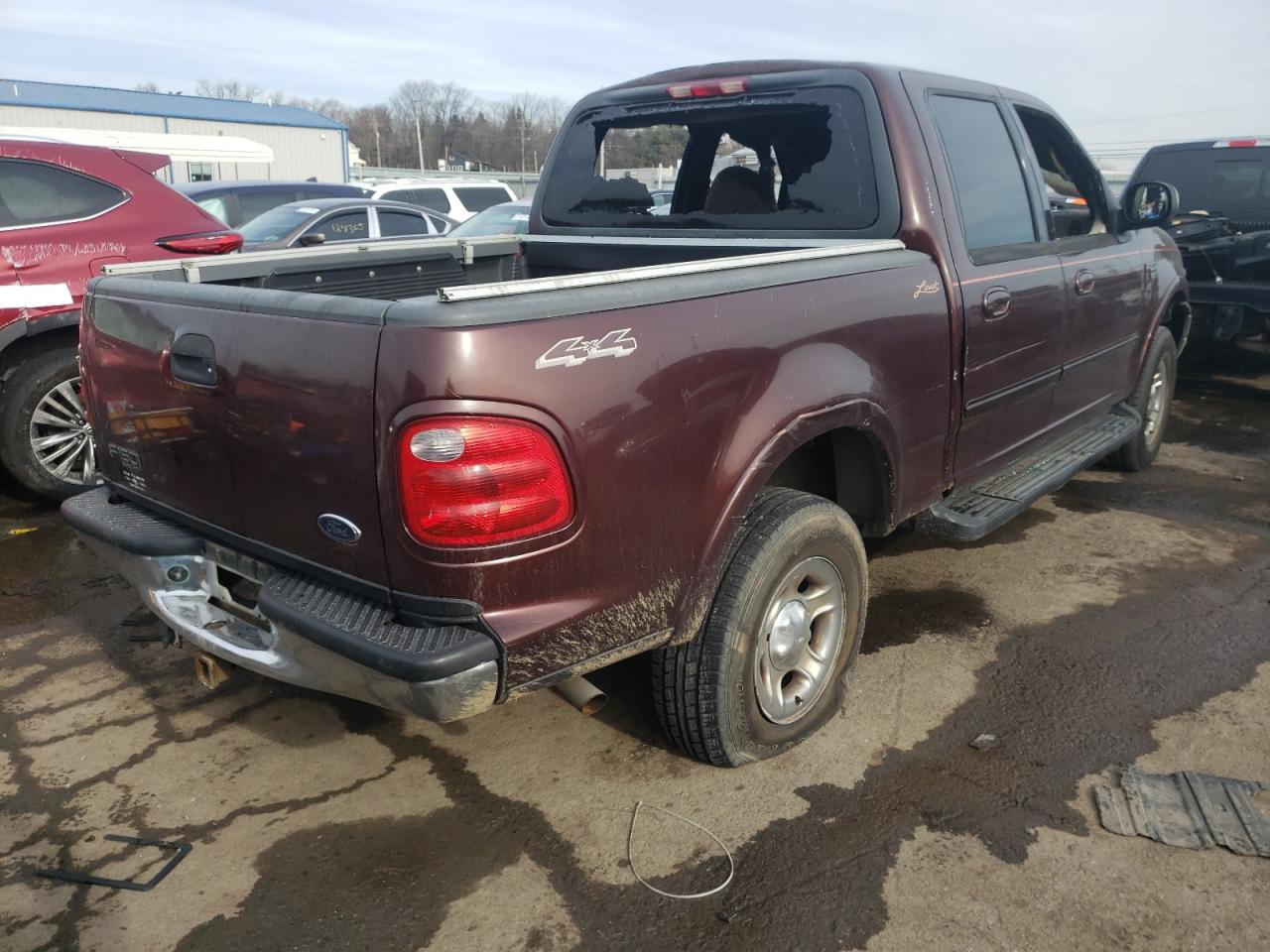 Photo 4 from auction – 2001 FORD F150 SUPER with VIN 1FTRW08L71KE40646