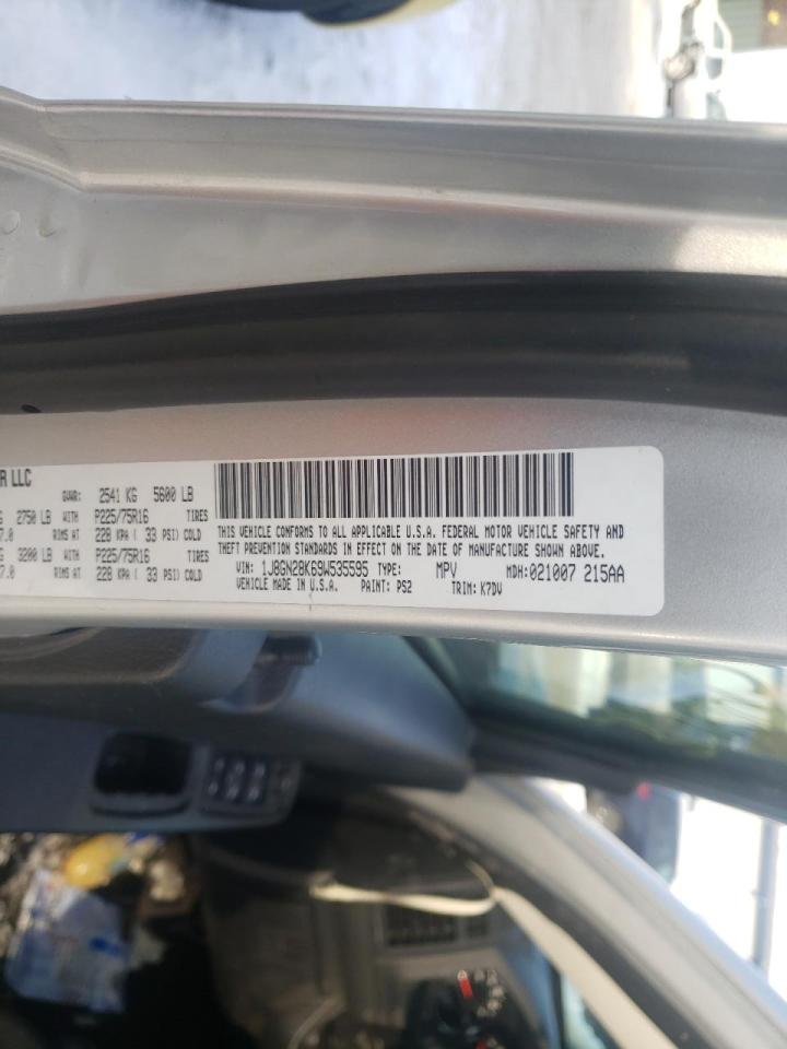 Photo 10 from auction – 2009 JEEP LIBERTY SP with VIN 1J8GN28K69W535595