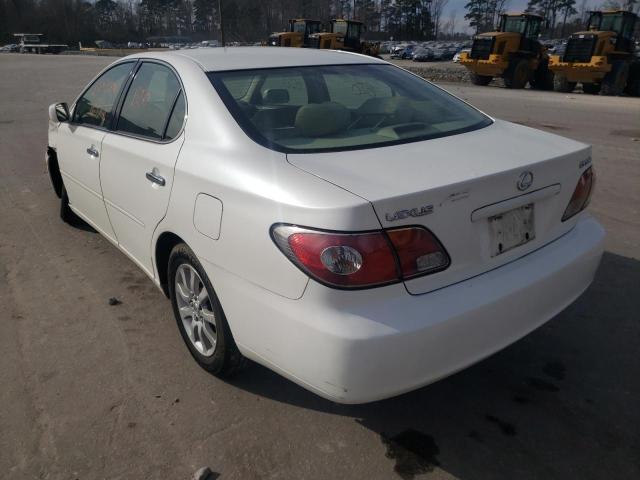 Photo 3 from auction – 2004 LEXUS ES 330 with VIN JTHBA30G245009035
