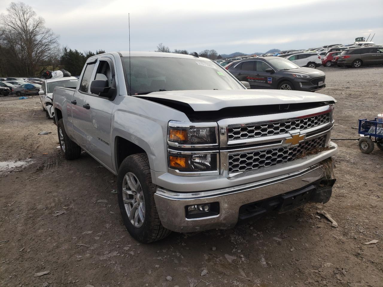 CHEVROLET SILVERADO 2014 with VIN 1GCVKREC3EZ145317 - Photo from auction