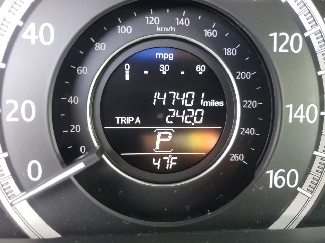 Photo 8 from auction – 2013 HONDA ACCORD EX with VIN 1HGCR2F74DA203901