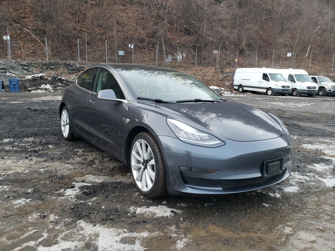 TESLA MODEL 3 2020 with VIN 5YJ3E1EB9LF787387 - Photo from auction