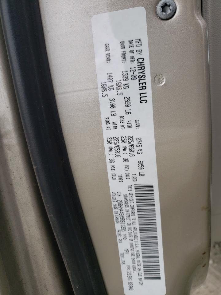 Photo 10 from auction – 2009 DODGE GRAND CARA with VIN 2D8HN44E09R611295