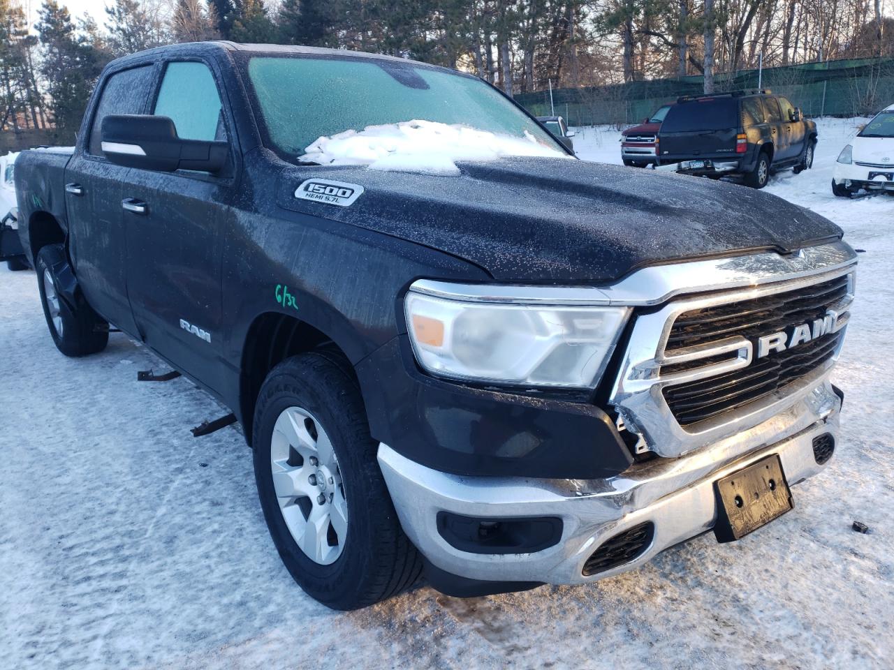 RAM 1500 BIG H 2019 with VIN 1C6SRFFT8KN663767 - Photo from auction