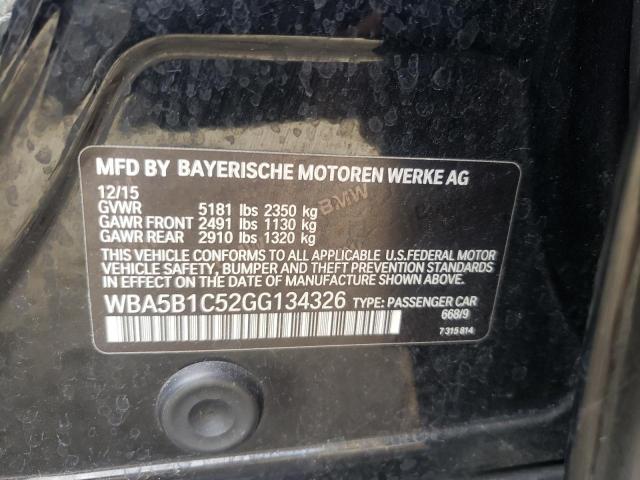 Photo 10 from auction – 2016 BMW 535 I with VIN WBA5B1C52GG134326