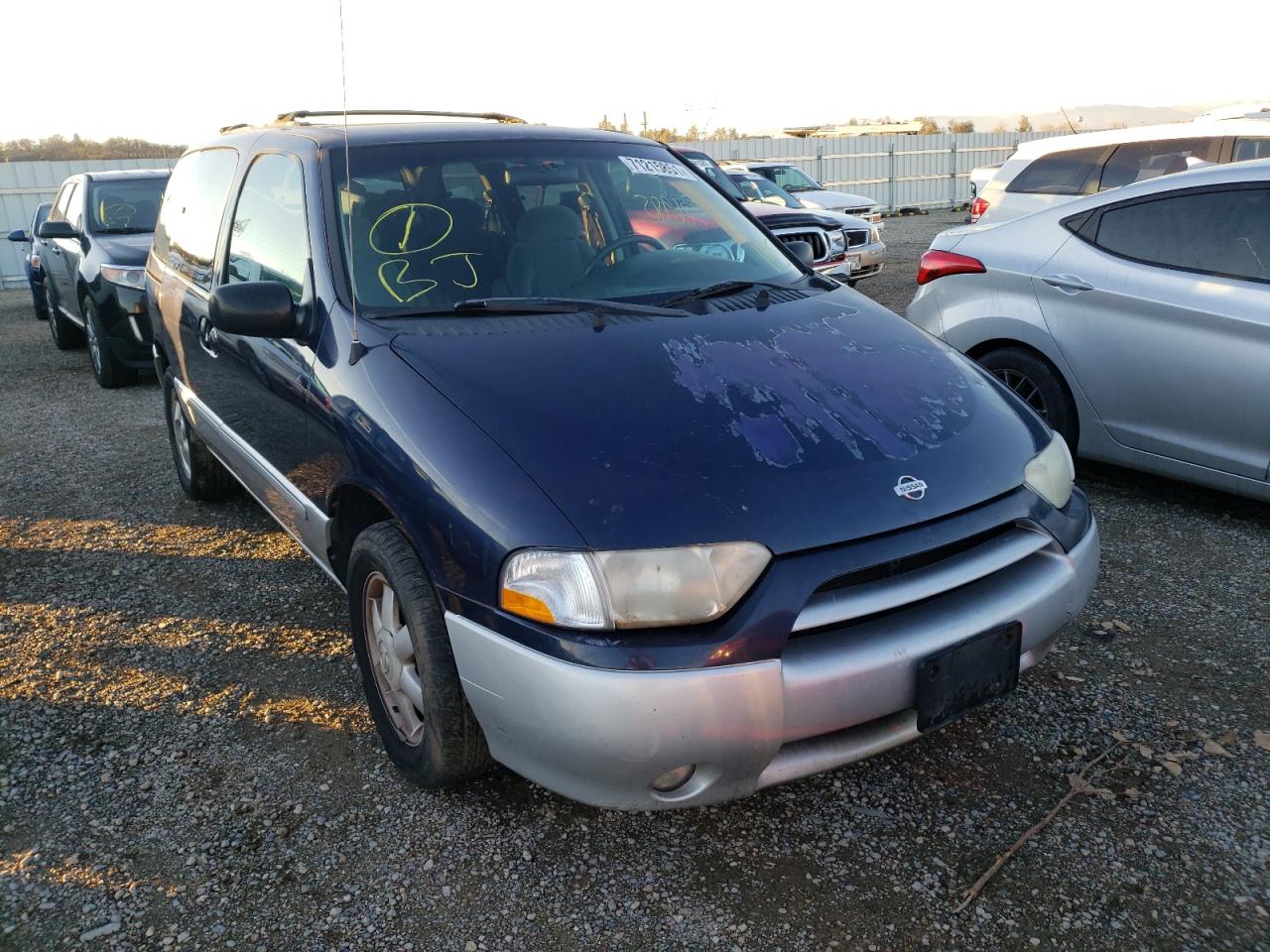 NISSAN QUEST SE 2001 with VIN 4N2ZN16T31D804204 - Photo from auction