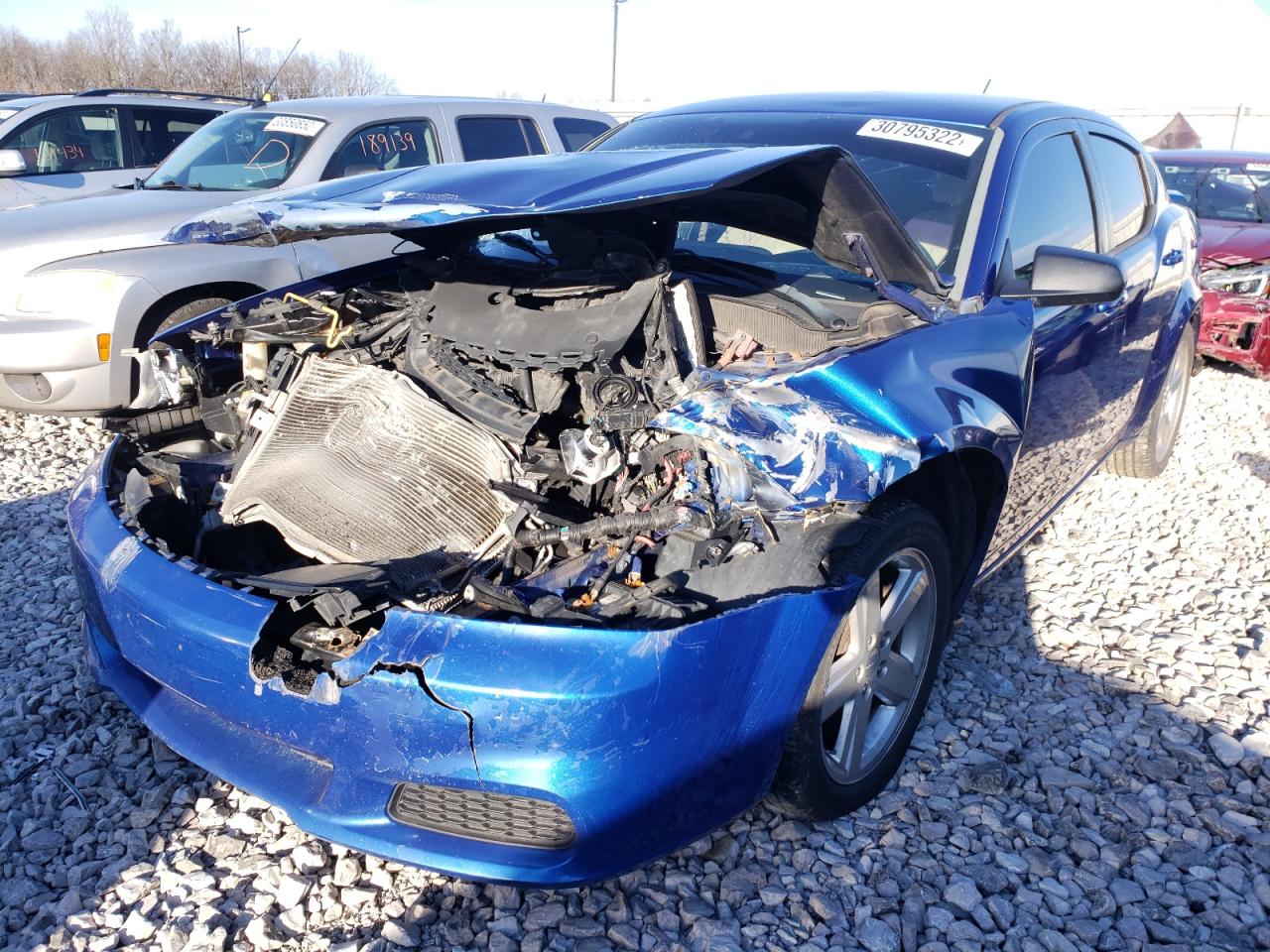 Photo 2 from auction – 2013 DODGE AVENGER SE with VIN 1C3CDZAB8DN517937