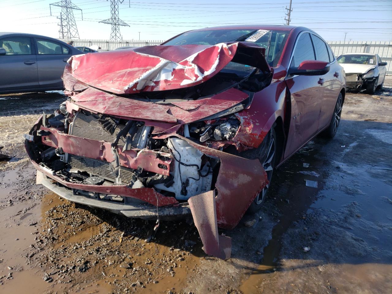Photo 2 from auction – 2018 CHEVROLET MALIBU LT with VIN 1G1ZD5ST4JF288533