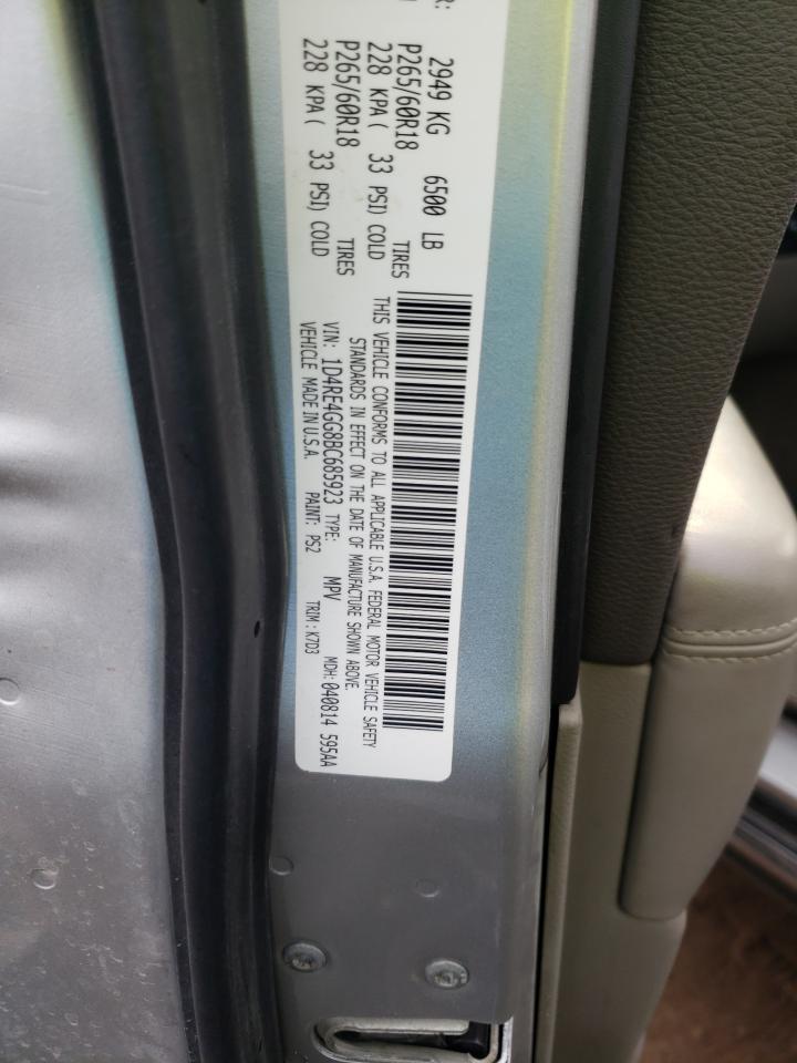 Photo 10 from auction – 2011 DODGE DURANGO CR with VIN 1D4RE4GG8BC685923